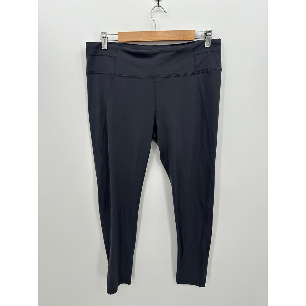 Prana Momento 7/8 Leggings Womens Size XL NWT Coal Gray Workout Gym Lounge‎